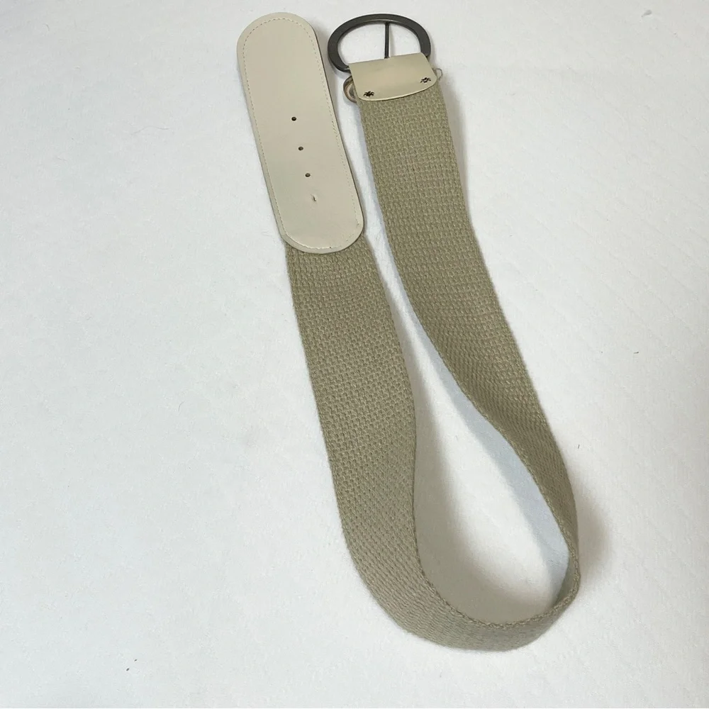 Leopard Print Belt with Tan‎ Strap